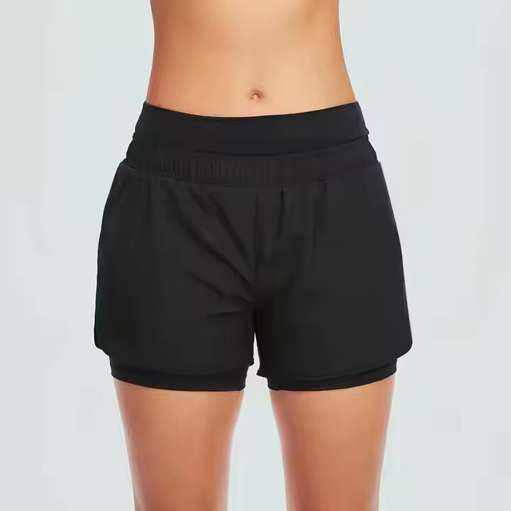 6PCS Women Running Fitness Shorts